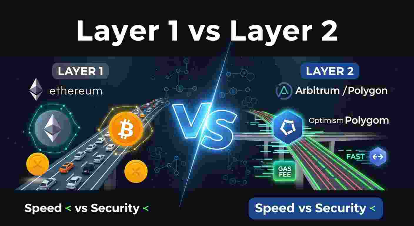 Layer 1 vs Layer 2 Blockchain Solutions: Key Differences, Examples, and How They Work Together