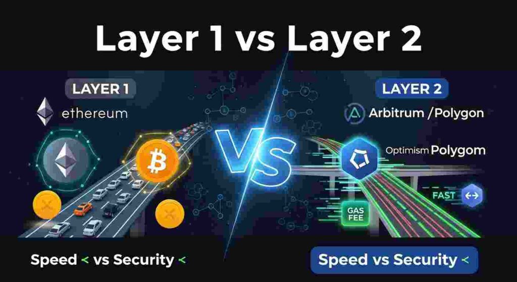 Layer 1 vs Layer 2 Blockchain Solutions