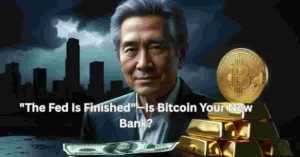 Robert Kiyosaki with overlaid his investment advice.
