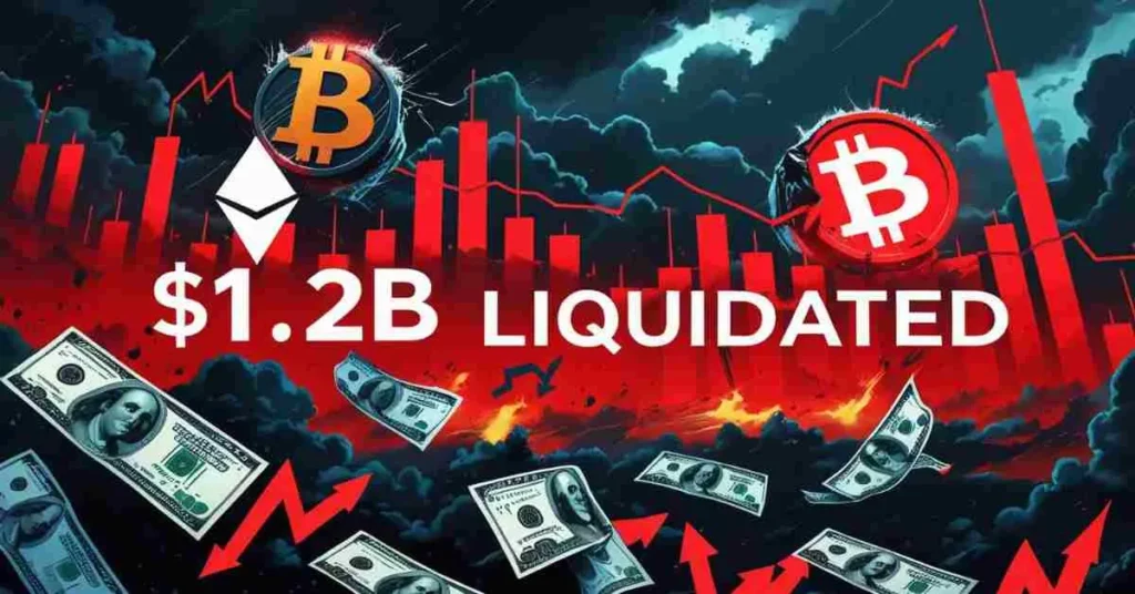 Bitcoin crashes to $92K with over $1.2 billion in liquidations amid crypto market volatility