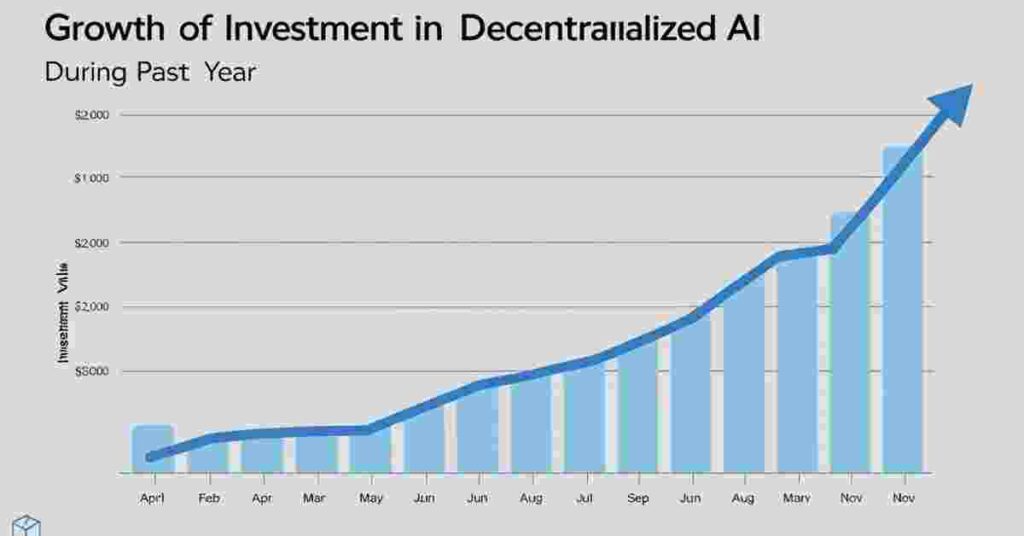 growth of investment in decentralized AI