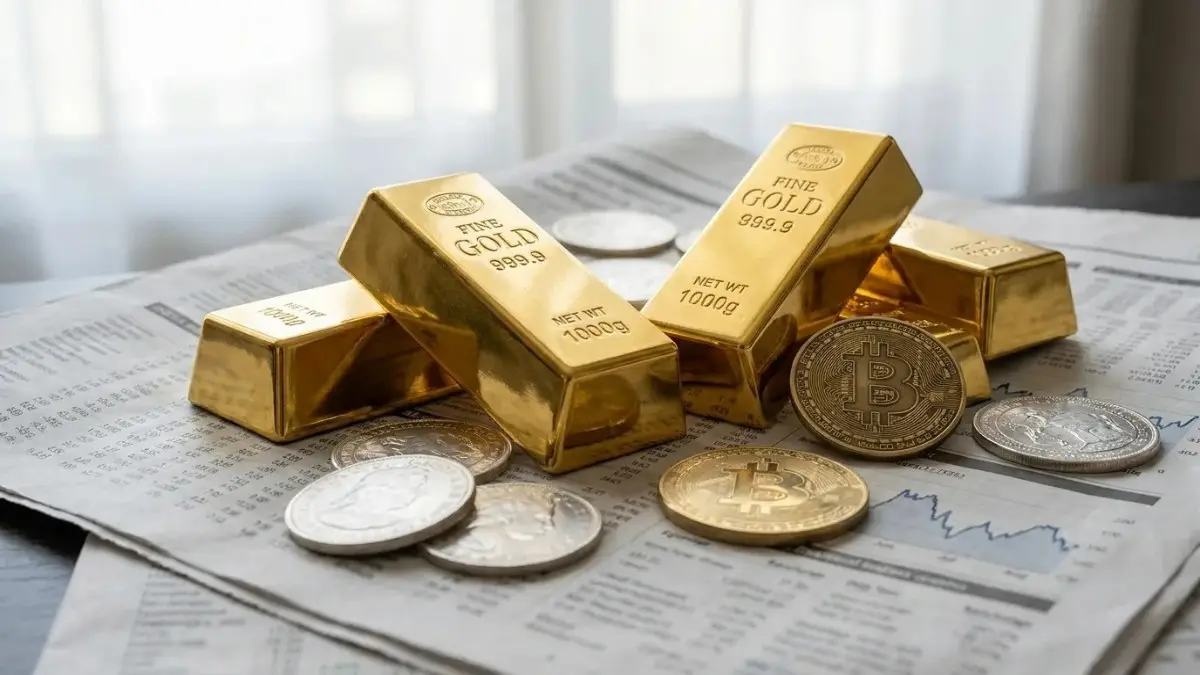 Gold, silver, and Bitcoin as hard assets Robert Kiyosaki recommends after declaring the Fed is finished