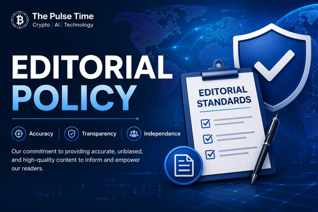 The Pulse Time Editorial Policy highlighting accuracy transparency and editorial independence